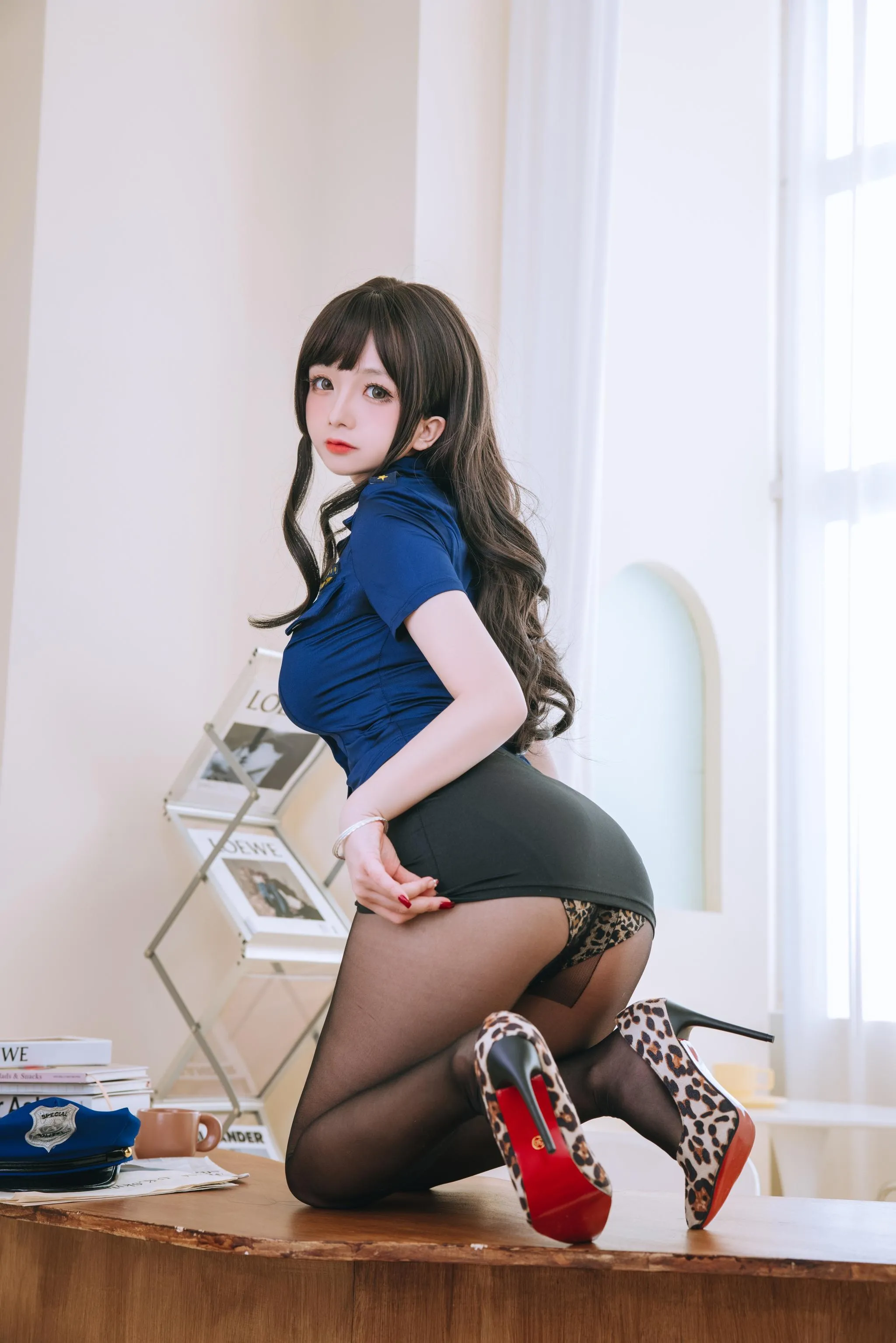 日奈娇 – NO.37 豹纹女警 [80P]插图6